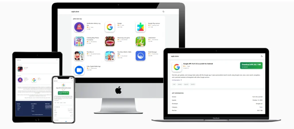 APK Theme for WordPress preview